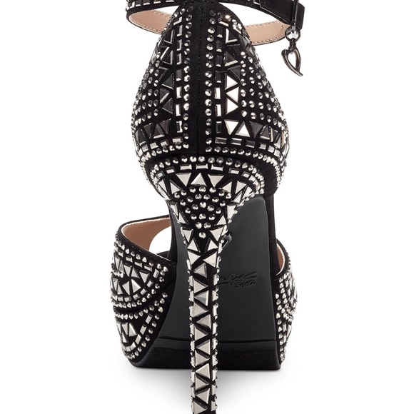 Black Thalia Sodi Women's Chace Embellished Platform Pumps - Picture 3 of 10